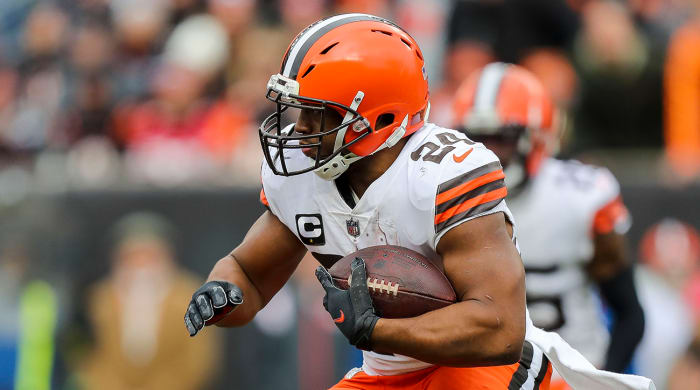 Browns running back Nick Chubb.
